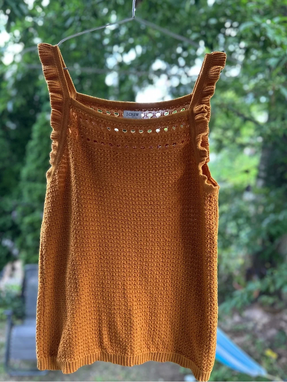 J. Crew lightweight openwork
